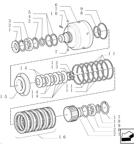 5171870 - Шестернякорп. муфты нечетн. скор. КПП TMT7/MXMPm, T6090